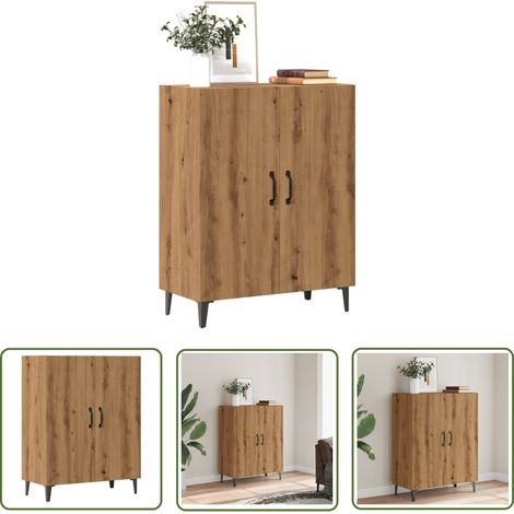 vidaXL Sideboard Artisan-Eiche 70x34x90 cm Holzwerkstoff (1/5)