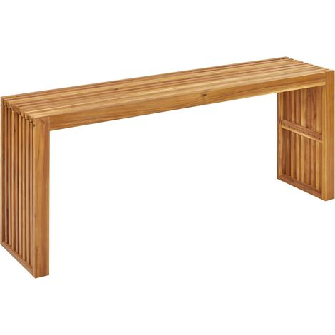Outdoor Couchtisch BELLANO 150 cm 35 cm Akazienholz Braun