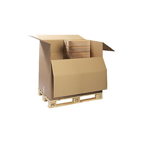 ratioform terra Scatola per pallet marrone con falda di