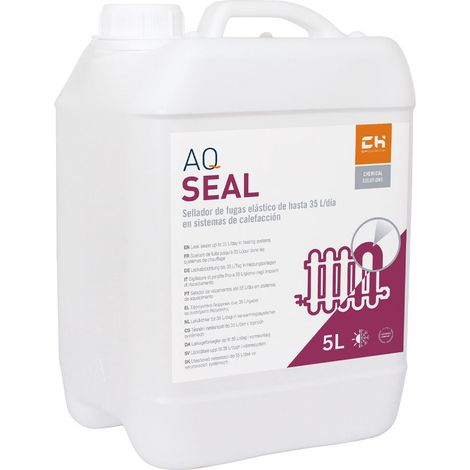 AQ SEAL - Sellador de Fugas en Sistemas de Calefacción 5 Litros  Bricoprofesional