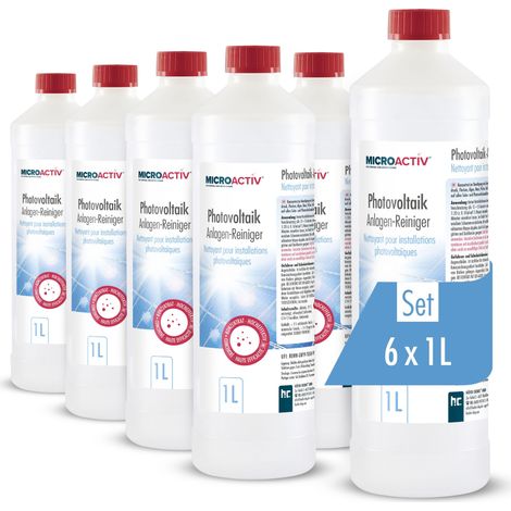 6x 1 L MICROACTIV® Photovoltaikanlagen Reiniger (1/5)