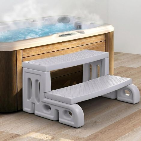 Escalier à marches antidérapant Portable Universel en Plastique pour l'extérieur Convient pour Baignoire, Caravane, Camping-Car, terrasse (1/5)