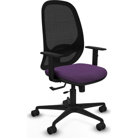 Chaise piqueras y crespo Cilanco noir mousse 65 mm roues (1/2)