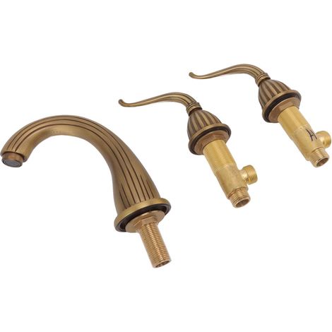 Robinet d'évier en Laiton Robinet d'évier de Salle de Bain Robinet de Conception en Laiton à Usage Domestique Répandu (1/5)