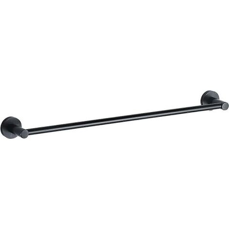 Porte-serviettes mural 50 cm en aluminium spatial antirouille pour salle de bain ou cuisine