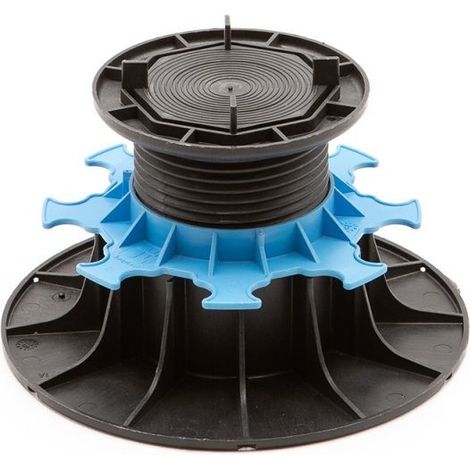 Sud Bois – Plot terrasse réglable 140/230 mm – Pour pose de dalles en béton – Résine synthétique – Carton de 40 unités