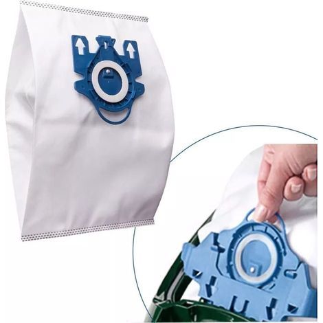 Lot de 10 sacs à poussière et filtres en tissu non tissé compatibles avec les aspirateurs Miele, fjn et 3D deng ALOVEZ (1/3)