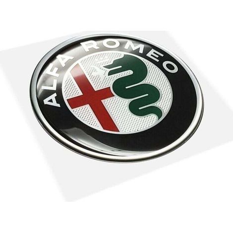 3D-Alfa Romeo-Logo-Aufkleber, 40 mm