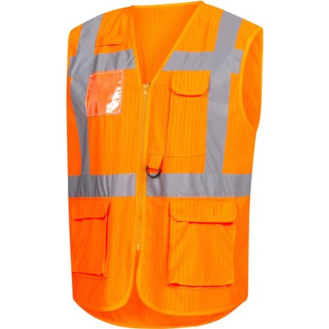 Giacca di sicurezza 7118 Gr.2XL neon arancione EN ISO 13688/EN ISO 20471/EN 1149