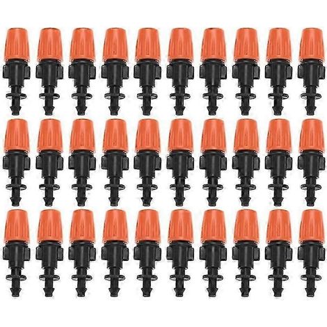 2025 50 Pcs Drip Irrigation Spray Nozzle, Water Spray Nozzle, Adjustable in 2 Modes: Water Mist and Water (1/5)