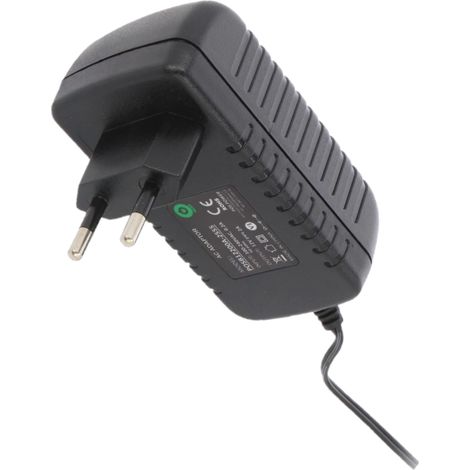 POSB12200A: Alimentatore switching 12V/2A/24W nero, adattatore orizzontale, presa CA: CEE7/16, spina CC: 2.1/5.5(+)