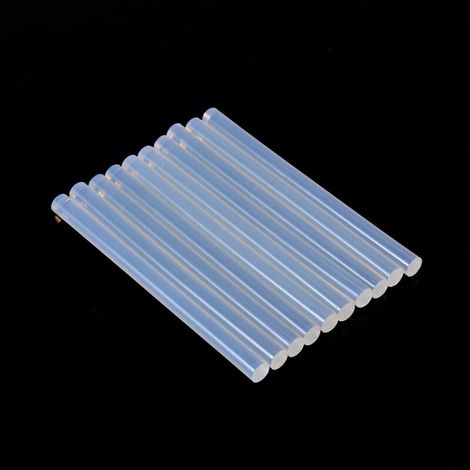 10 Stück neue Gusseisenstäbe 7 mm x 100 mm für Bastelwerkzeuge und Heißklebemaschinen (Großpackung) (1/5)