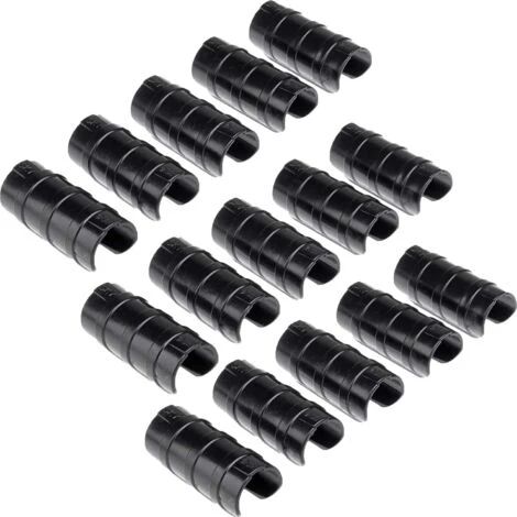 Lot de 15 colliers de serrage de 32 mm (1,26") pour tubes et films de protection de structures de serres et de bannières de jardin. (1/4)