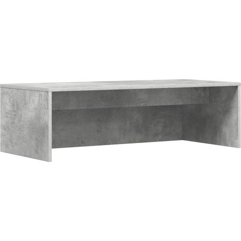 Maison Exclusive - Wandtisch Beton Grau 100 x 45 x 30 cm Holzwerk