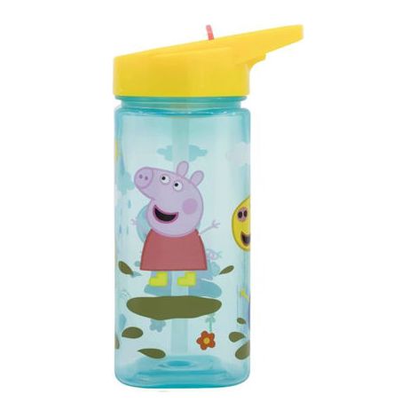 BOTELLA CUADRADA 530ML PEPA PIG