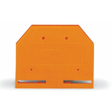 WAGO Abschlussplatte u. Zwischenplatte 284-302 orange
