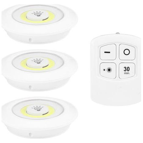 Fernbedienung LED-Unterbauleuchte, dimmbares COB-Nachtlicht für Küche, Kleiderschrank (1/5)