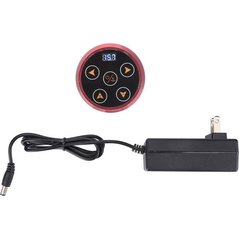 Alimentation électrique pour tatouage LCD rouge, adaptateur secteur 100-240V prise US, accessoire machine à tatouer (1/5)