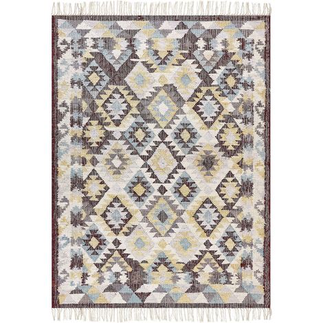 Teppich FENER Bunt 140 x 200 cm Jute