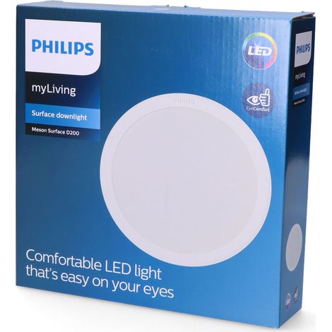 downlight led super. 23,5w 1820lm 4000k meson philips