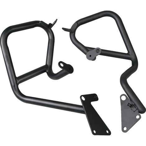 Motorschutzbügel, robuster Stahl, Rahmenschutz, schwarz (1/2)