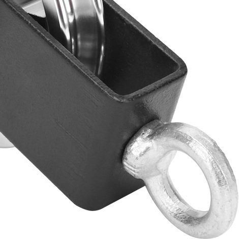 Poulie silencieuse en alliage d'aluminium 95mm pour équipement de fitness, roue de suspension pour salle de sport et bricolage. (1/5)