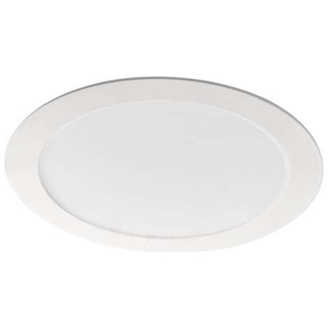 Downlight LED 18W étanche IP44 rond ∅220mm Blanc - Blanc Chaud 3000K (1/4)