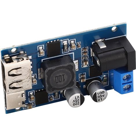 Module convertisseur Buck, entrée CC 8,2-32 V vers sortie CC 3-20 V, carte de charge rapide QC 3.0 pour téléphone (1/5)
