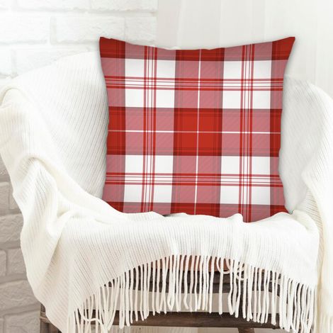 Housse de coussin 45x45 cm carrée déhoussable pour canapé chambre salon décoration de la saint-valentin (1/5)