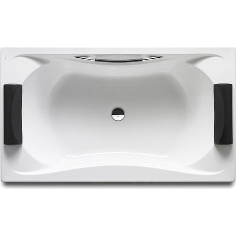 BAÑERA BECOOL SIN MASAJE 190X110 CROMO BLANCO