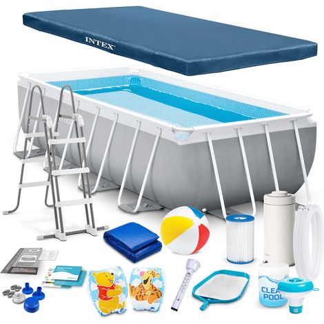 Rahmen-Gartenpool 400 x 200 x 122 cm 18 in 1 INTEX 26790 (1/5)