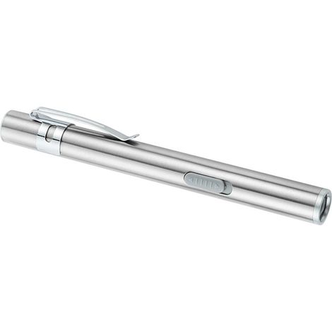 LED-Taschenlampe mit USB-Ladefunktion, weißes Licht, Mini-Stiftform aus Edelstahl für den Außenbereich (1/5)