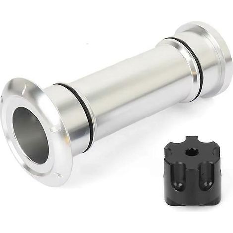 Motorrad-Radnaben-Hinterradnaben-Radkappensatz für BMW-Silber- (1/5)