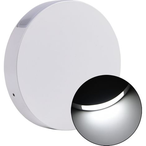 APPLIQUE SLIM LED 6W TONDA BI-EMISSIONE 6500K° - DESIGN MINIMAL IDEALE PER ARREDI MODERNI (1/5)