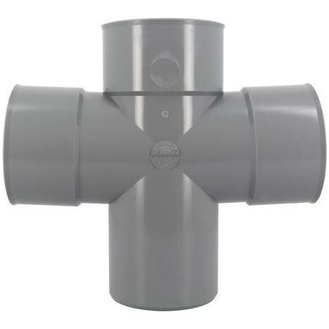 Cruz PVC Nicoll URT18 87°30 macho hembra D100mm