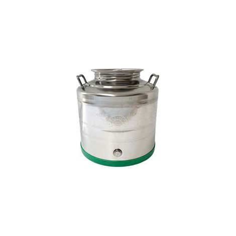 Fût inox pour huile soudée 30 litres