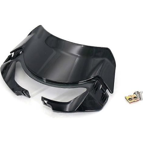 Déflecteur de vent de pare-brise pour Street Triple 765 SR RS (compatible Street Triple S 660, 765R, 765S et 765RS, modèles 2020, 2021 et 2022) - Noir