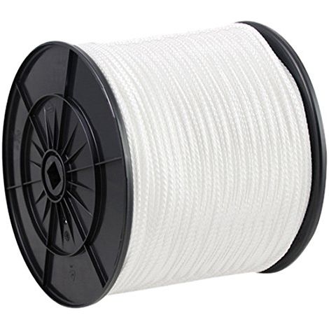 Bobine de Corde en Polypropylène Tressée 1,7 T Ø 14 mm x 40 m Blanc