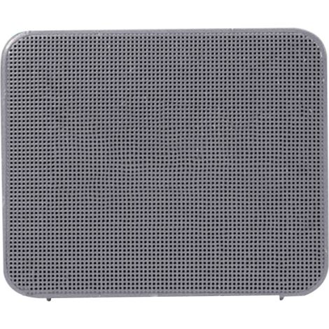 Enceinte Bluetooth sans fil HiFi stéréo avec basses profondes, mini enceinte portable multifonctionnelle pour l'extérieur, les voyages et la maison, gris argenté (1/5)