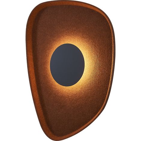 Applique, Applique murale 40 cm led Acustic Marron en Metal, MANTRA (1/5)