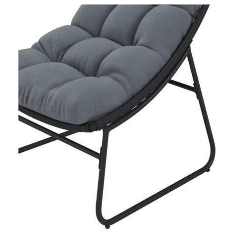 Mömax Balkonset Elia Grau Metall/Outdoorstoff (1/5)