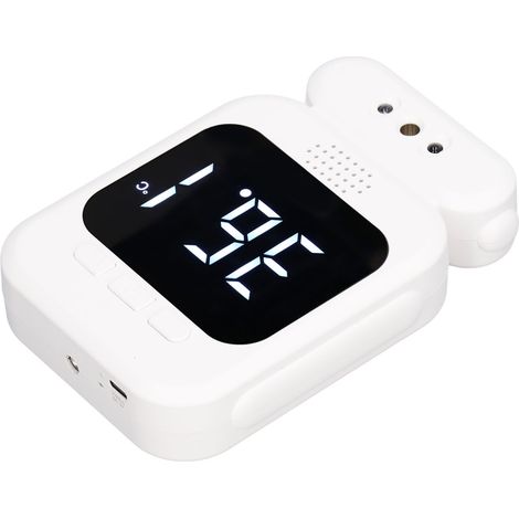 Infrarot-Thermometer mit hoher Genauigkeit und schneller Messgeschwindigkeit, digitalem Temperaturmesser, akustischem Alarm und berührungsloser Temperaturanzeige (1/5)