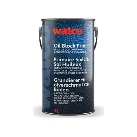 Watco Grundierer fuer oelverschmutzte Boeden, zweikomponentige Epoxid-Grundierung, 4L (1/2)