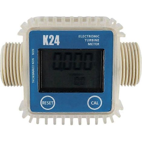 HOT-1 K24 LCD-Digitalturbinen-Durchflussmesser, weit verbreitet für Chemikalien und Wasser. (1/5)