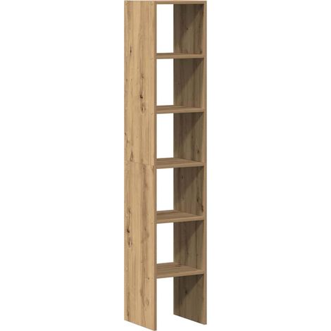 Maison Exclusive - Librerie 2 pz Impilabili Rovere 30x30x80 cm Legno Multistrato