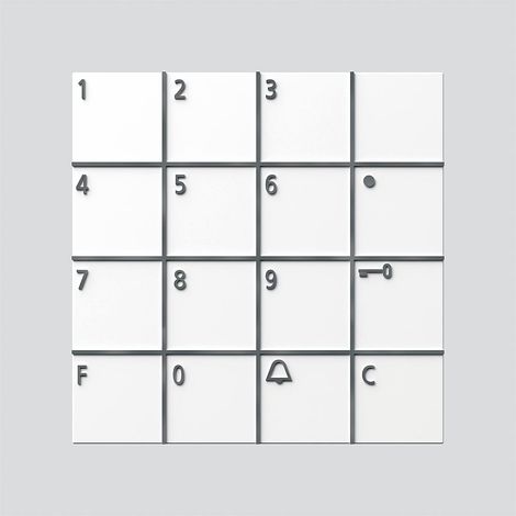 Siedle&Söhne Codeschloss-Modul weiss COM 611-02 W (1/2)