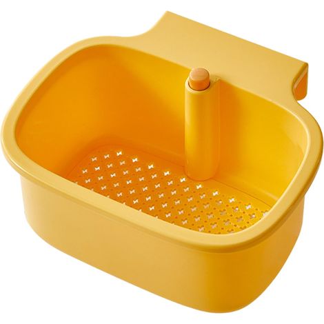 Panier de filtration pour évier de cuisine Panier de filtration amovible pour évier - Support pratique pour légumes, sèche-vasques, robinet de cuisine, douche (1/5)