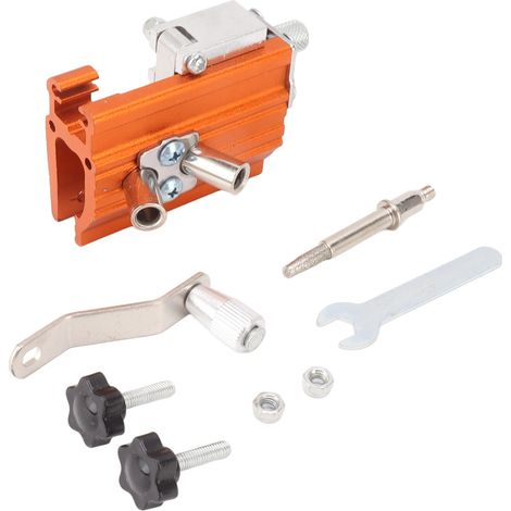 Kit d'affûtage de tronçonneuse manuel portable avec manivelle pour professionnels du jardin (1/4)