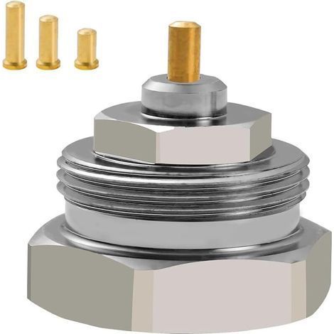 pair Lot de 1 Adaptateur de vanne de radiateur, adaptateur à filetage fin M30x1,0 à M30x1,5 pour vannes Oventrop 1011445, pour thermostat/vanne de chauffage (1/5)
