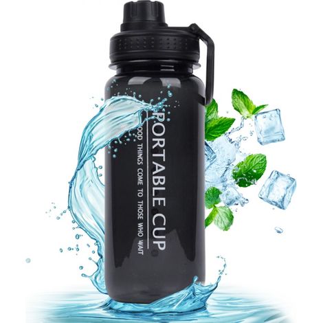 ECARLA Borraccia Nera 600ml BD04 (1/3)